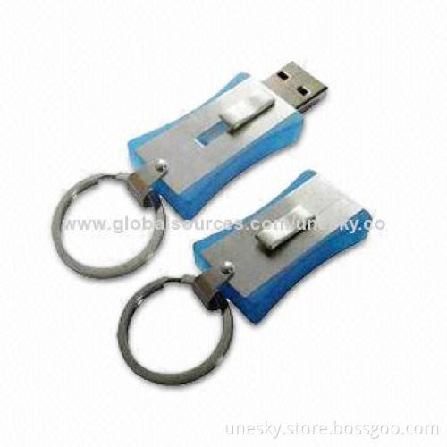 USB Flash Drives with 32MB to 2GB Storage Capacity and 10 Years Data Retention
